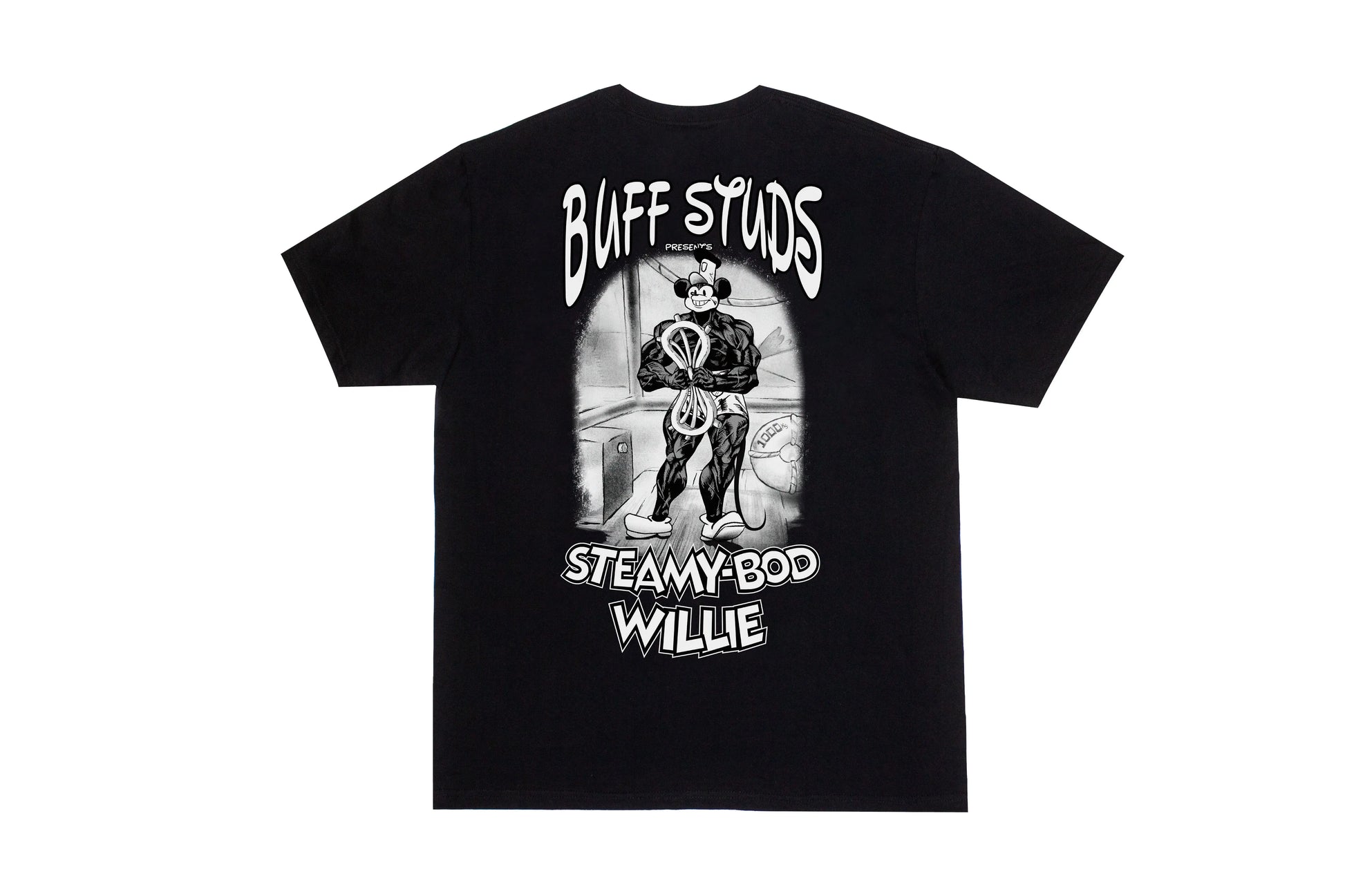 STEAMY-BOD WILLIE CLASSIC BUFF TEE Buff Studs