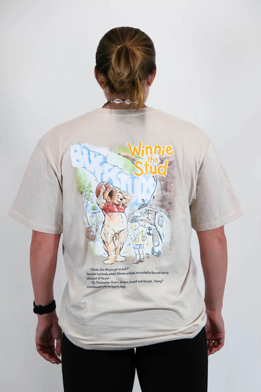 WINNIE THE STUD CLASSIC BUFF TEE Buff Studs