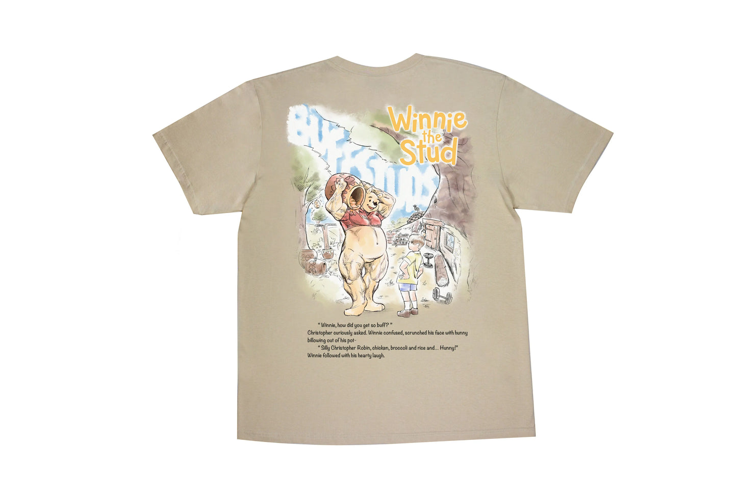 WINNIE THE STUD CLASSIC BUFF TEE Buff Studs